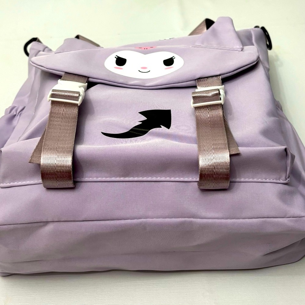 Cartoon Cute Kuromi Shoulder Crossbody Tote Bag. - Picture 6 of 10